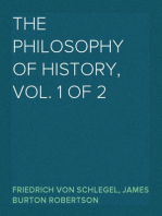 The Philosophy of History, Vol. 1 of 2