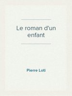 Le roman d'un enfant