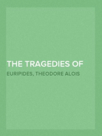 The Tragedies of Euripides, Volume I.