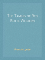 The Taming of Red Butte Western