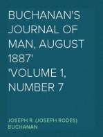 Buchanan's Journal of Man, August 1887
Volume 1, Number 7