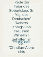 Einiges aus der Geschichte der Astronomie im Alterthum
Rede zur Feier des Geburtstags Sr. Maj. des Deutschen
Kaisers Königs von Preussen Wilhelm I. gehalten an der
Christian-Albrechts