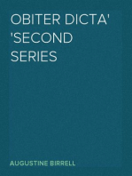 Obiter Dicta
Second Series