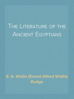 The Literature of the Ancient Egyptians