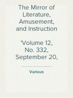 The Mirror of Literature, Amusement, and Instruction
Volume 12, No. 332, September 20, 1828