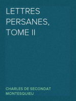 Lettres persanes, tome II