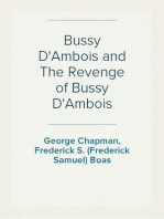 Bussy D'Ambois and The Revenge of Bussy D'Ambois