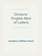 Dickens
English Men of Letters