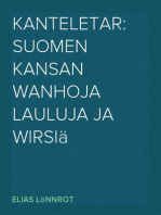 Kanteletar: Suomen kansan wanhoja lauluja ja wirsiä