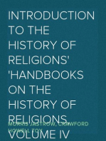 Introduction to the History of Religions
Handbooks on the History of Religions, Volume IV