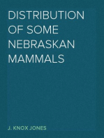Distribution of Some Nebraskan Mammals