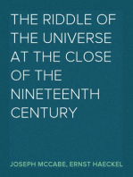 The Riddle of the Universe at the close of the nineteenth century