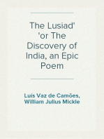 The Lusiad
or The Discovery of India, an Epic Poem