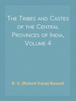 The Tribes and Castes of the Central Provinces of India, Volume 4