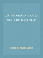 Een verheugd volk en een jubelende stad