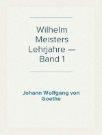 Wilhelm Meisters Lehrjahre — Band 1