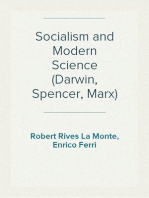 Socialism and Modern Science (Darwin, Spencer, Marx)