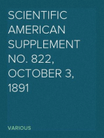 Scientific American Supplement No. 822, October 3, 1891