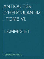 Antiquités d'Herculanum, Tome VI.
Lampes et candélabres