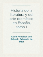 Historia de la literatura y del arte dramático en España, tomo I