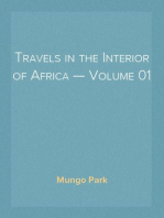 Travels in the Interior of Africa — Volume 01