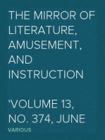 The Mirror of Literature, Amusement, and Instruction
Volume 13, No. 374, June 6, 1829