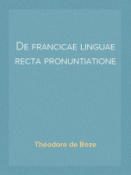 De francicae linguae recta pronuntiatione