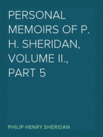 Personal Memoirs of P. H. Sheridan, Volume II., Part 5