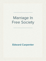 Marriage In Free Society