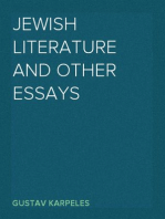 Jewish Literature and Other Essays