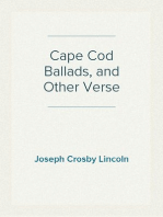 Cape Cod Ballads, and Other Verse