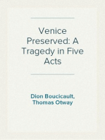 Venice Preserved: A Tragedy in Five Acts