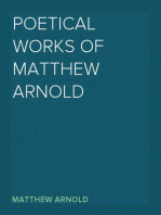 Poetical Works of Matthew Arnold
