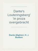 Dante's Louteringsberg
in proza overgebracht