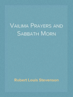 Vailima Prayers and Sabbath Morn