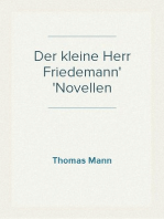 Der kleine Herr Friedemann
Novellen