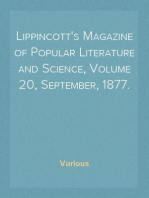 Lippincott's Magazine of Popular Literature and Science, Volume 20, September, 1877.