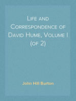 Life and Correspondence of David Hume, Volume I (of 2)