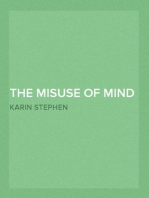 The Misuse of Mind