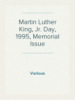 Martin Luther King, Jr. Day, 1995, Memorial Issue