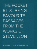 The Pocket R.L.S., being favourite passages from the works of Stevenson