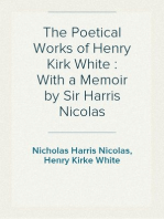 The Poetical Works of Henry Kirk White 