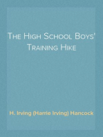 The High School Boys' Training Hike