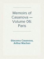 Memoirs of Casanova — Volume 06: Paris