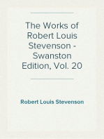 The Works of Robert Louis Stevenson - Swanston Edition, Vol. 20