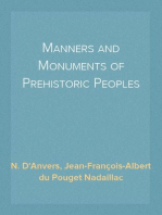 Manners and Monuments of Prehistoric Peoples