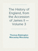 The History of England, from the Accession of James II — Volume 3