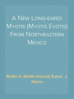 A New Long-eared Myotis (Myotis Evotis) From Northeastern Mexico