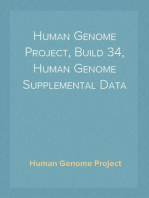 Human Genome Project, Build 34, Human Genome Supplemental Data