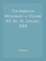 The American Missionary — Volume 43, No. 01, January, 1889